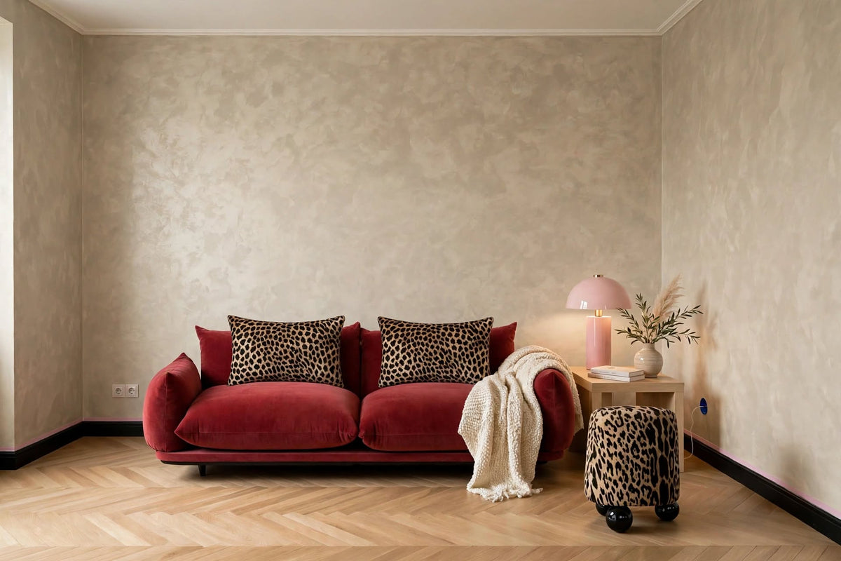 Argentea Silk Metallic Paint – Iridescent Decorative Finish - Marmorino