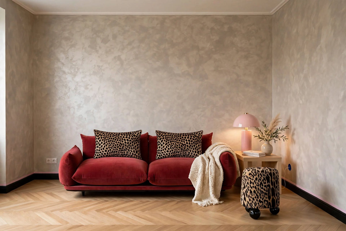 Argentea Silk Metallic Paint – Iridescent Decorative Finish - Marmorino