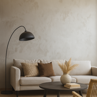 Nuvola -Oceano – Wolkeneffect Zijdezachte Metallic Pleister. Fluweelverf 1 kg 0,7 mtr