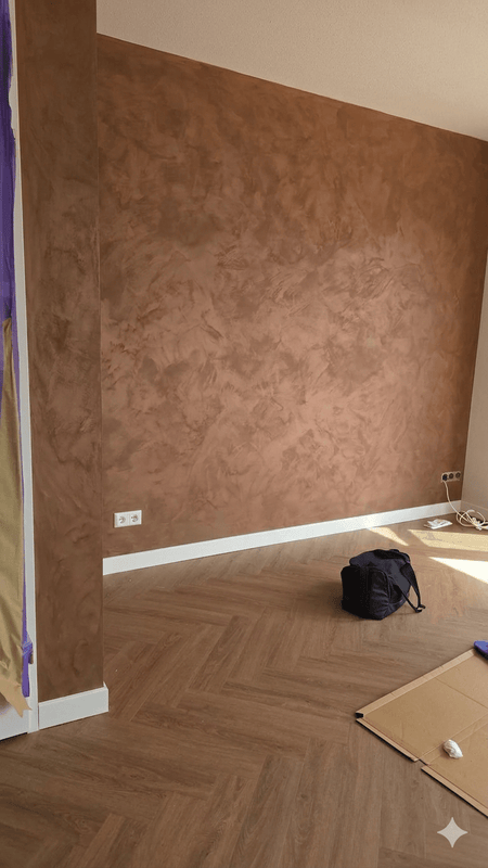 Antico Riflesso Sabbiato Sand Effect Paint – Metallic Decorative Finish - Marmorino