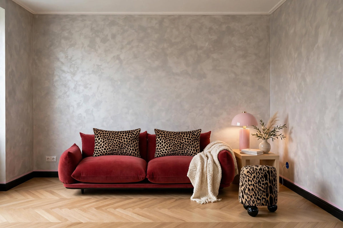 Argentea Silk Metallic Paint – Iridescent Decorative Finish - Marmorino