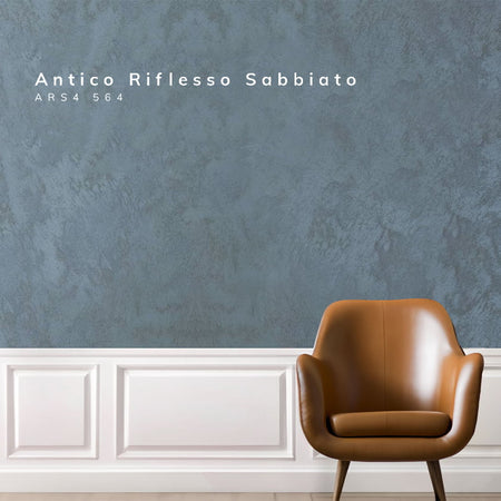 Antico Riflesso Sabbiato Sand Effect Paint – Metallic Decorative Finish - Marmorino