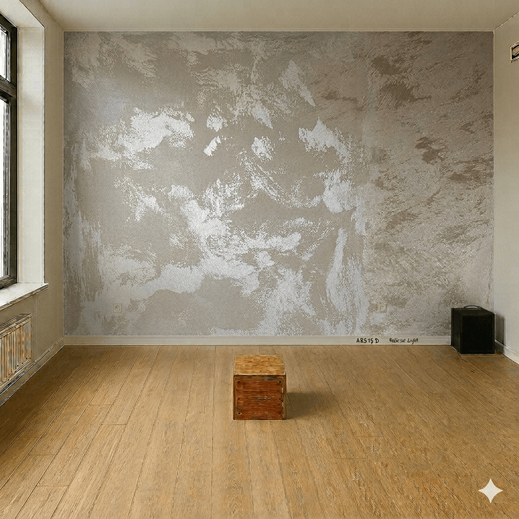 Antico Riflesso Sabbiato Sand Effect Paint – Metallic Decorative Finish - Marmorino