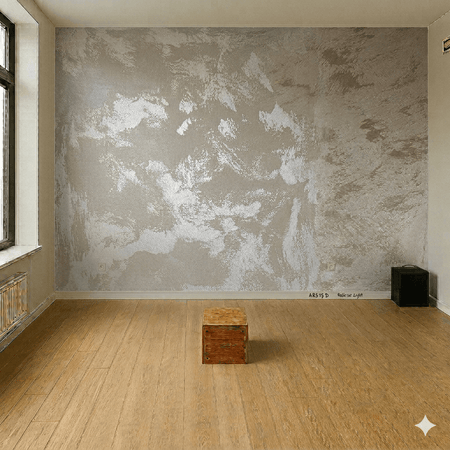 Antico Riflesso Sabbiato Sand Effect Paint – Metallic Decorative Finish - Marmorino