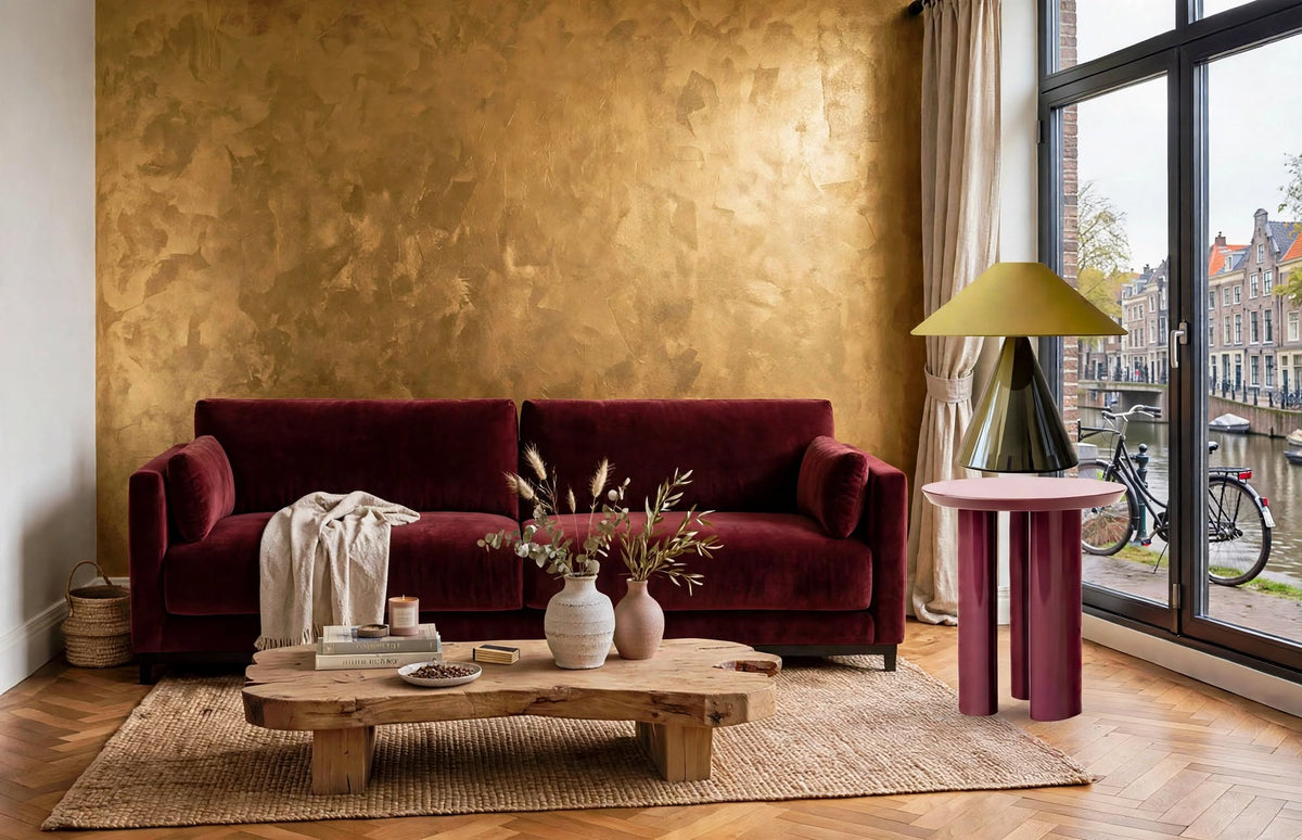 Antico Riflesso Sabbiato Sand Effect Paint – Metallic Decorative Finish - Marmorino