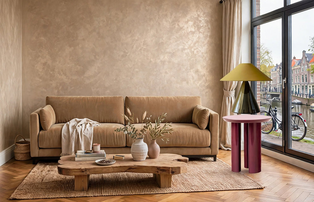 Antico Riflesso Sabbiato Sand Effect Paint – Metallic Decorative Finish - Marmorino