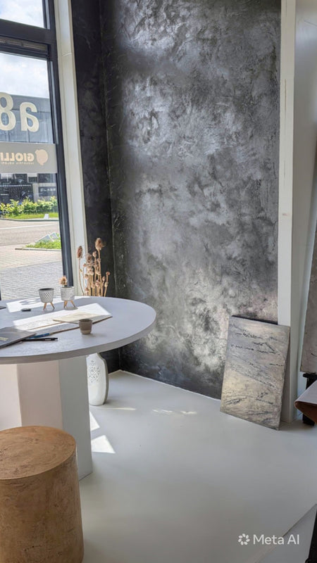 Antico Riflesso Sabbiato Sand Effect Paint – Metallic Decorative Finish - Marmorino