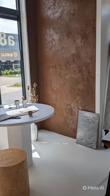 Antico Riflesso Sabbiato Sand Effect Paint – Metallic Decorative Finish - Marmorino