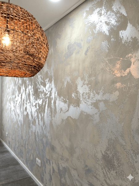 Antico Riflesso Sabbiato Sand Effect Paint – Metallic Decorative Finish - Marmorino