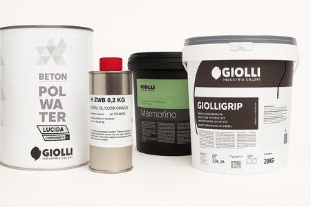 Bathroom with tiles, kit for 13 m2 - Marmorino