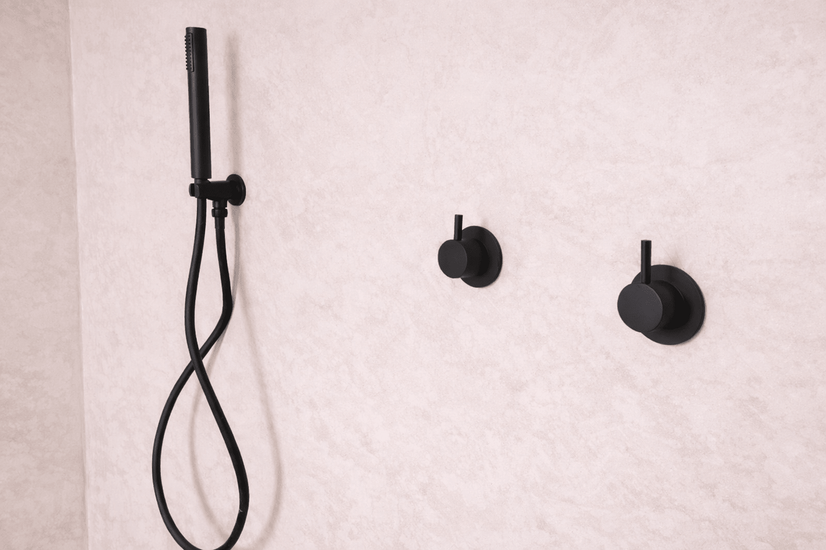 Bathroom with tiles, kit for 13 m2 - Marmorino