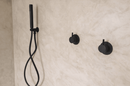 Bathroom with tiles, kit for 13 m2 - Marmorino