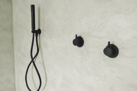 Bathroom with tiles, kit for 13 m2 - Marmorino