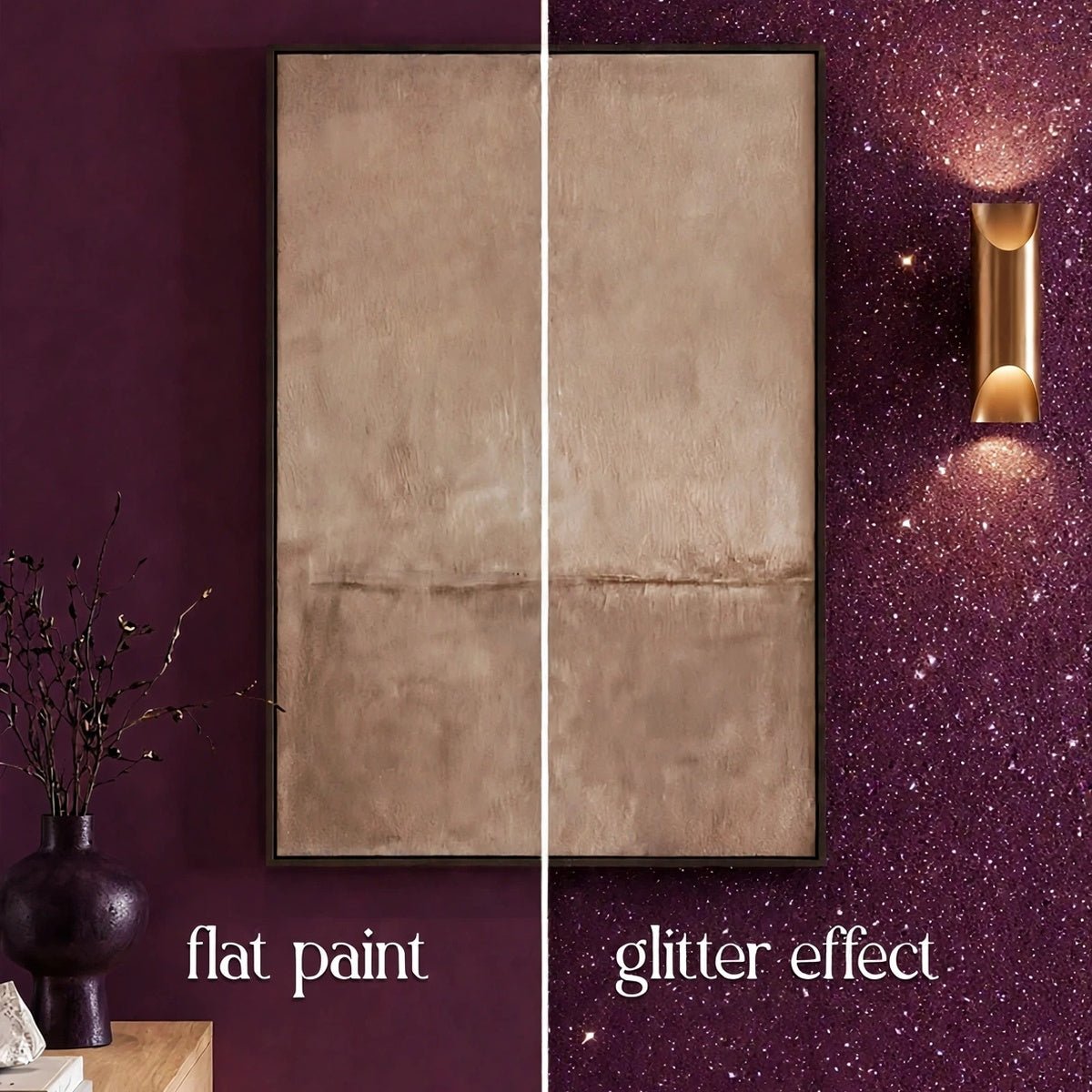 Gold Glitter Liquid for adding to the paint for wall paint and craft / 0.25 L - Marmorino