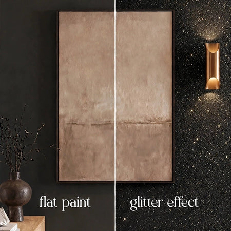 Gold Glitter Liquid for adding to the paint for wall paint and craft / 0.25 L - Marmorino