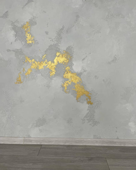 Golden wall spot with Marmorino for 12 m2 - Marmorino