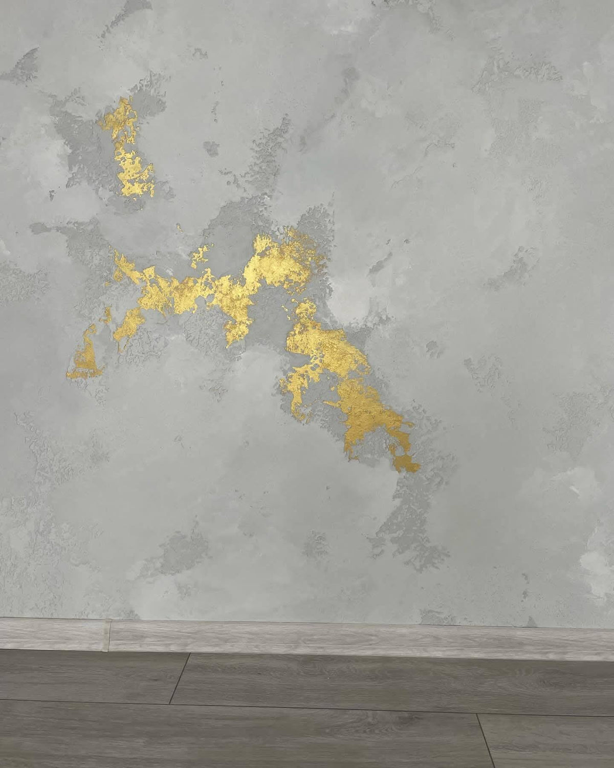 Golden wall spot with Marmorino for 12 m2 - Marmorino