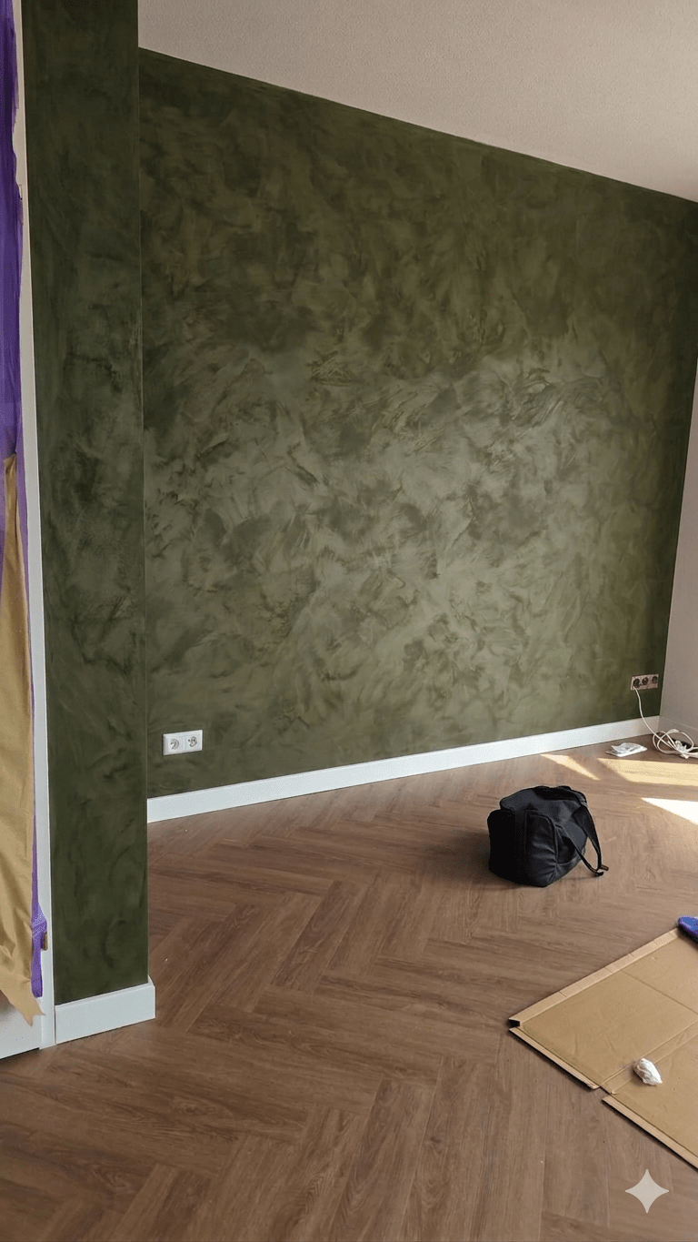 Antico Riflesso Sabbiato Sand Effect Paint – Metallic Decorative Finish - Marmorino