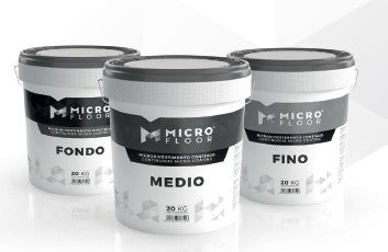 Microfloor kit for floor for 7 m² - Marmorino