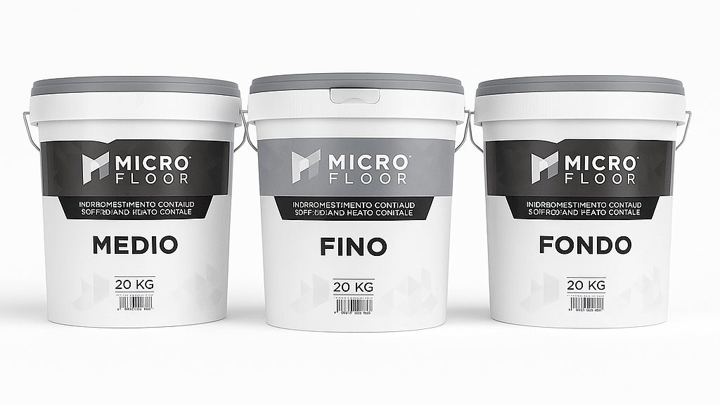 Microfloor kit for floor for 7 m² - Marmorino