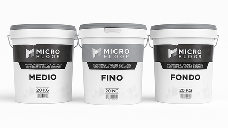 Microfloor kit for floor for 7 m² - Marmorino