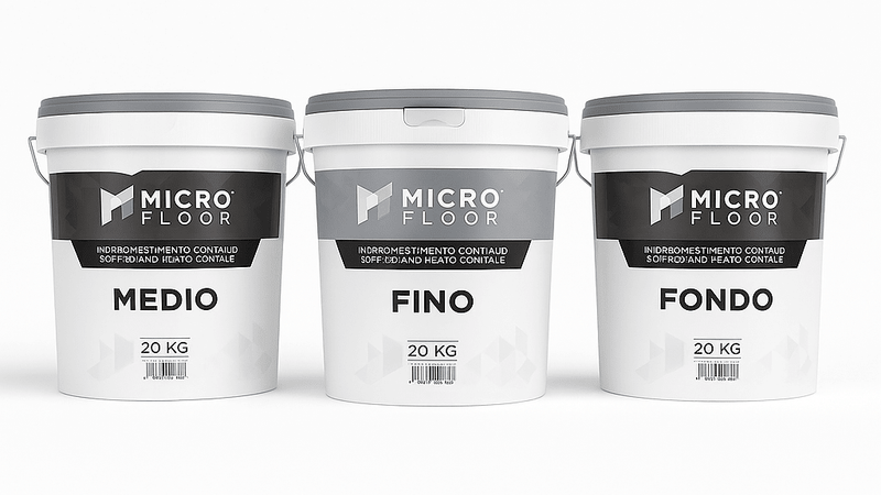 Microfloor kit for floor for 7 m² - Marmorino