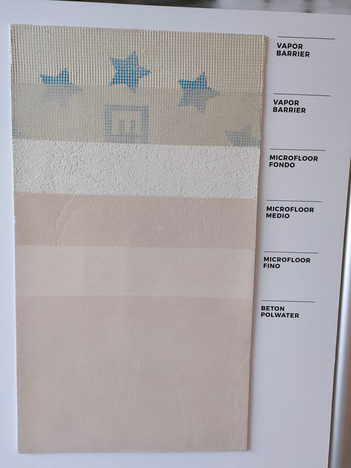 Microfloor kit for floor for 7 m² - Marmorino