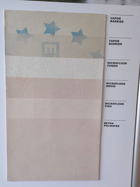 Microfloor kit for floor for 7 m² - Marmorino