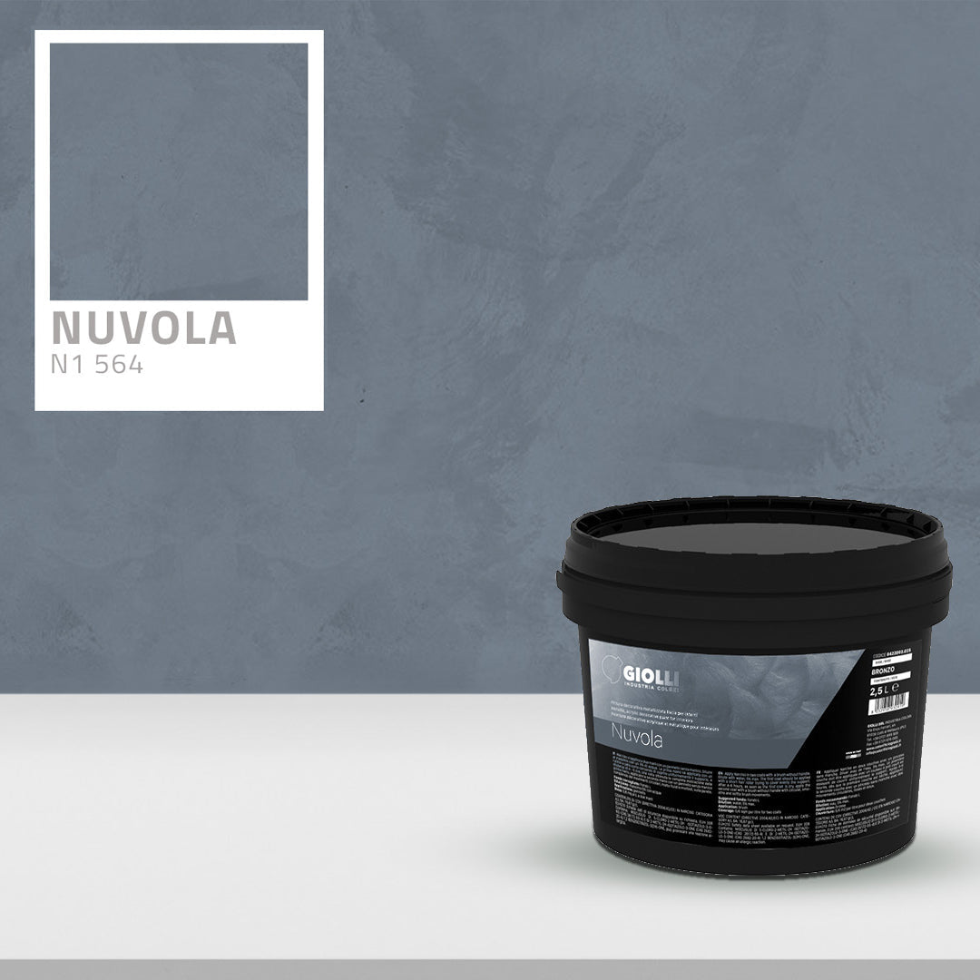 Nuvola Silk Metallic Paint – Iridescent Decorative Wall Finish - Marmorino