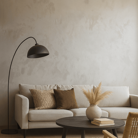 Nuvola Silk Metallic Paint – Iridescent Decorative Wall Finish - Marmorino