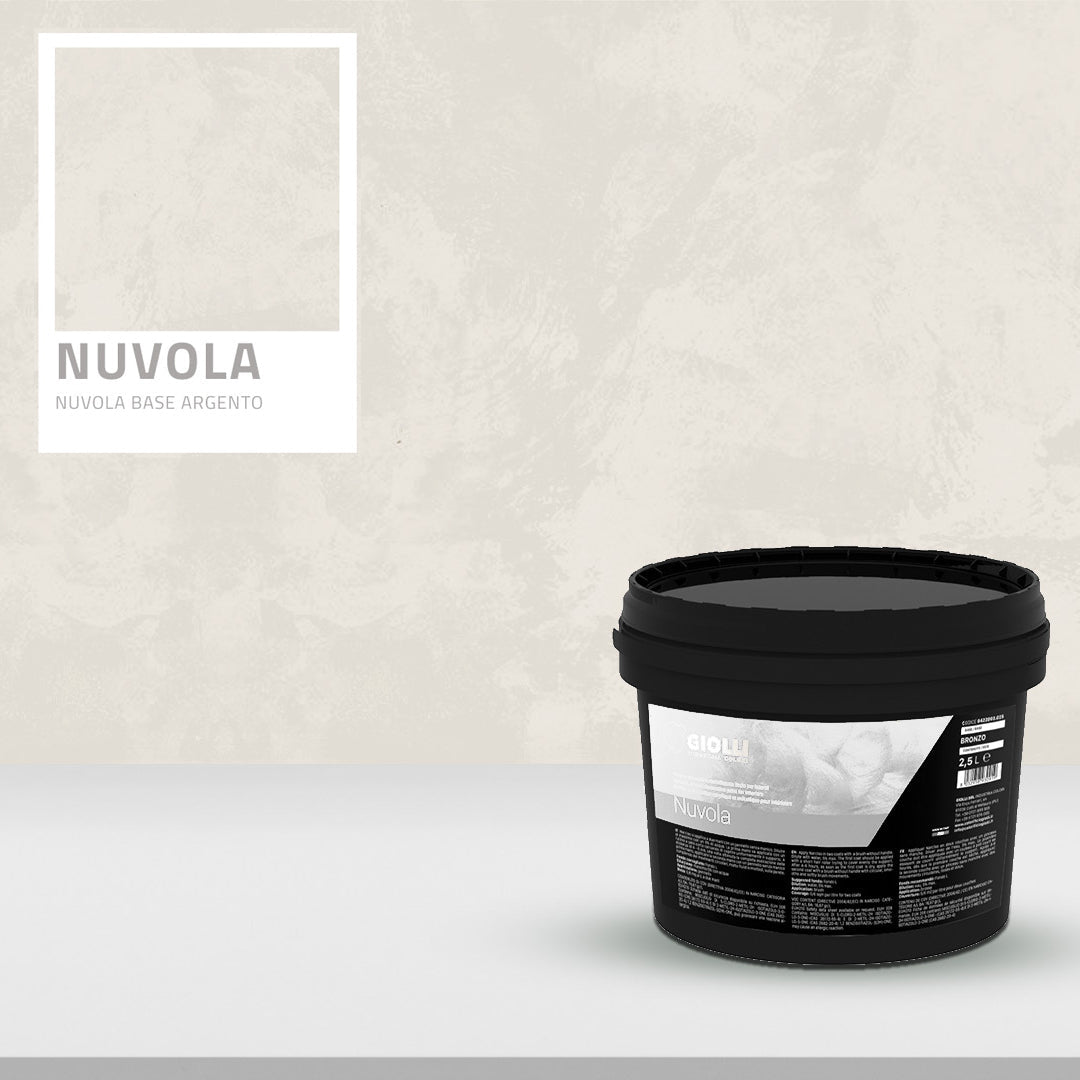 Nuvola Silk Metallic Paint – Iridescent Decorative Wall Finish - Marmorino