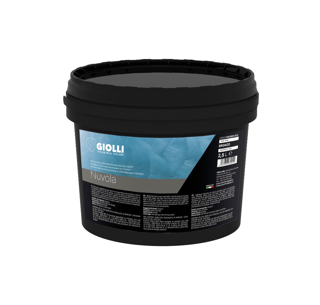 Nuvola Silk Metallic Paint – Iridescent Decorative Wall Finish - Marmorino