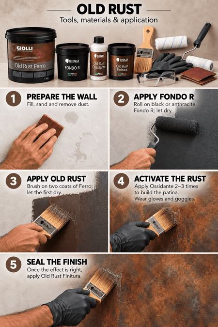 Old Rust – Rust Effect Decorative Paint - Marmorino