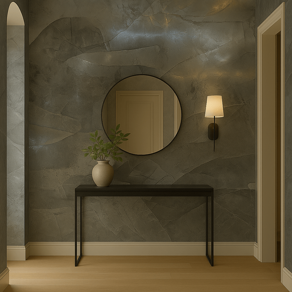 Stucco Antico Venetian Plaster – Polished Marble Wall Finish - Marmorino