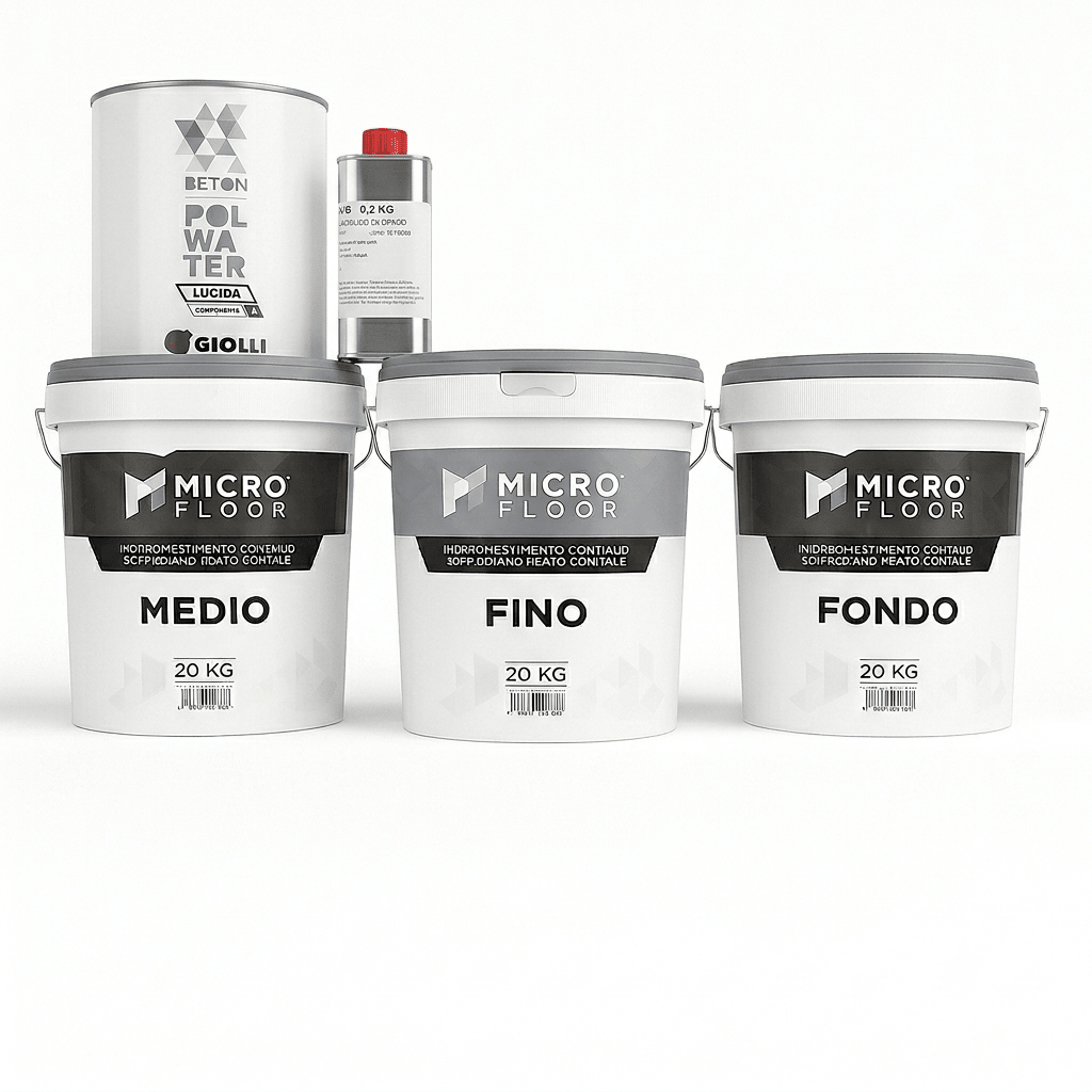 The Microfloor 20 Kg material for wall and floor beautiful effect Micro Cement - Marmorino