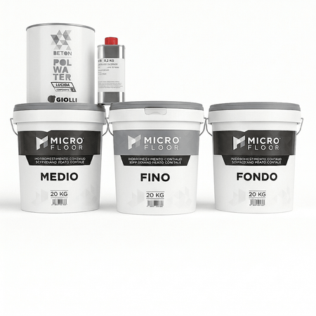 The Microfloor 20 Kg material for wall and floor beautiful effect Micro Cement - Marmorino