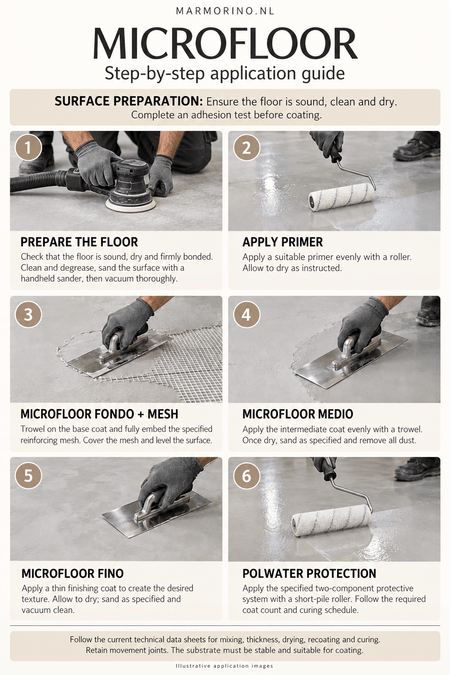 The Microfloor (Beton Cere )material for wall and floor beautiful effect Micro Cement (with the order training for free ) - Marmorino