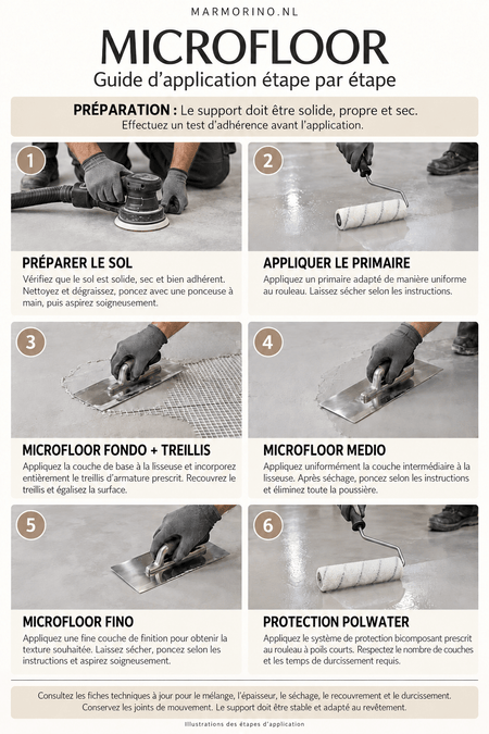 The Microfloor (Beton Cere )material for wall and floor beautiful effect Micro Cement (with the order training for free ) - Marmorino