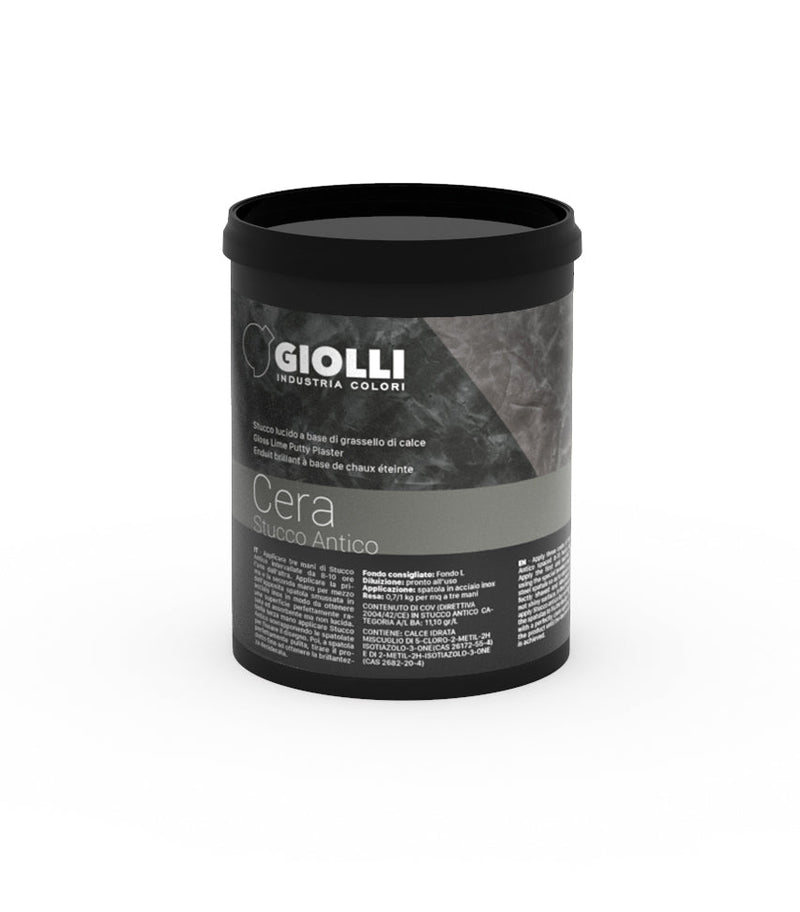 Wax for Stucco Venetian – Cera – Gloss Wax Paste | Protective Finish for Lime - Based Plasters - Marmorino