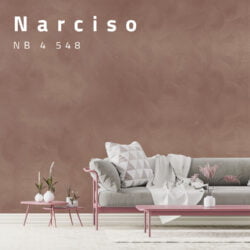 Gladde Metallic Muurverf- special voor Travertine coloring -Narciso