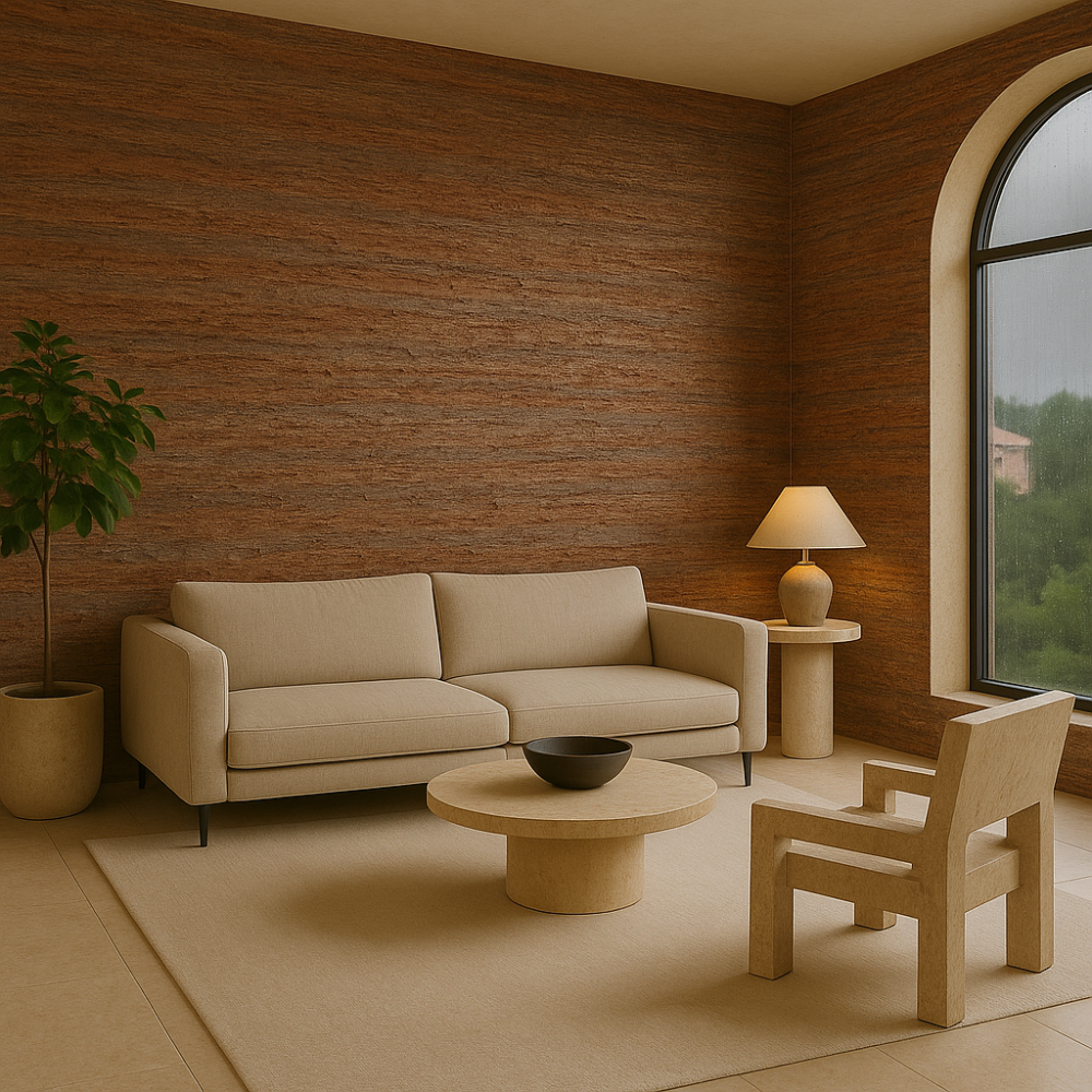 Travertino G - Natuursteeneffect - Decoratieve Pleister (Marmorino Stone) - Afbeelding 22